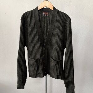 Vintage 60s McGregor Wool Knit Cardigan Size 42